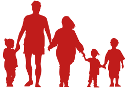 People holding hands