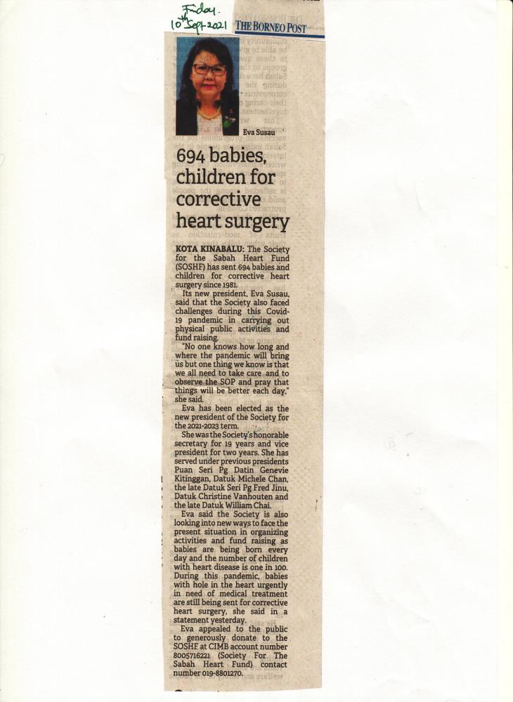 694 babies, children for corrective heart surgery