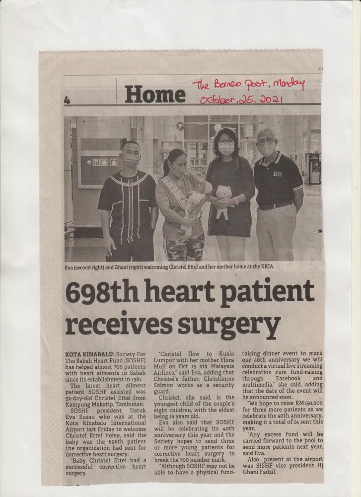 698th heart patient receives surgery