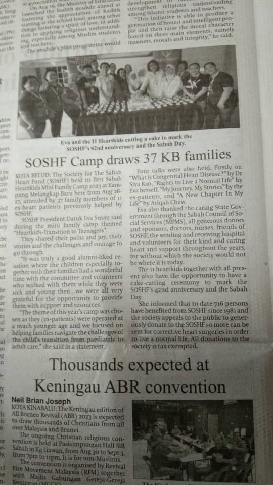 SOSHF Camp draws 37 KB families