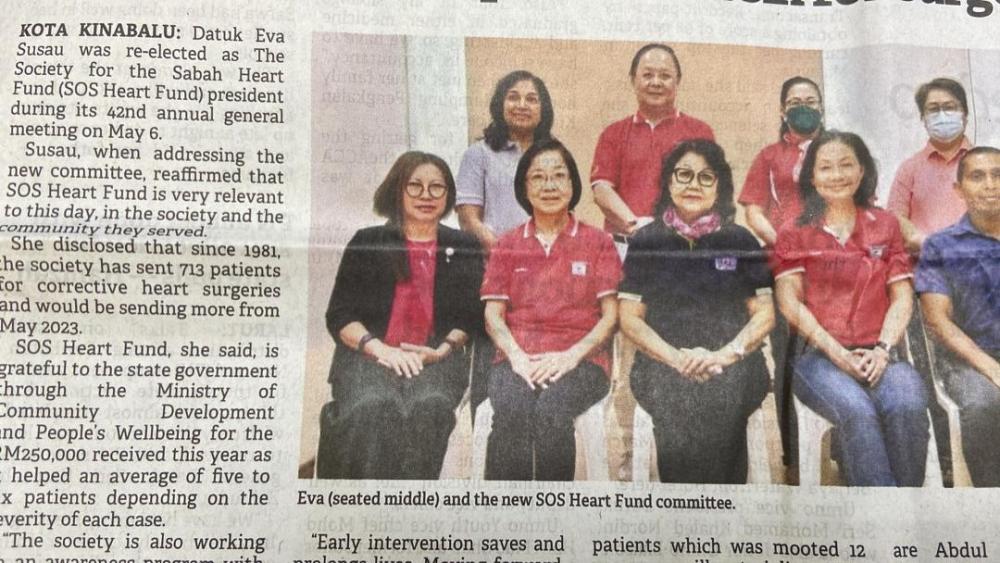Sabah Heart Fund committee, 42nd AGM